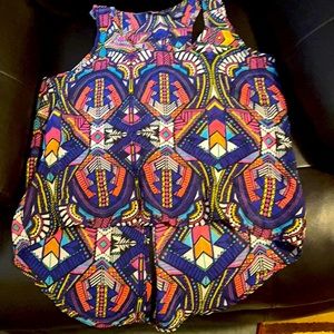 Med blouse multi color